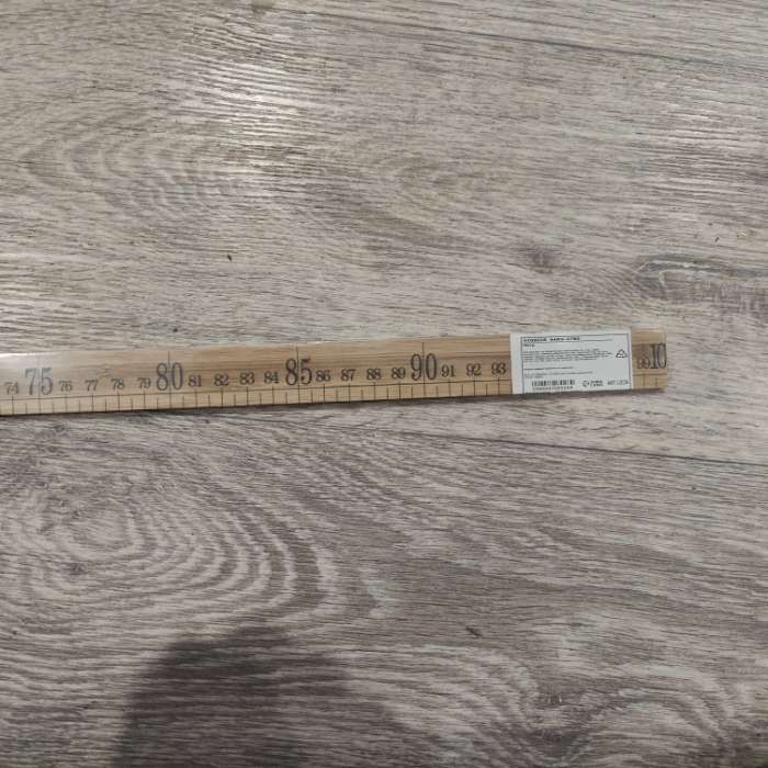 Фотография покупателя товара Метр деревянный, 100 см (см/дюймы) - Фото 2