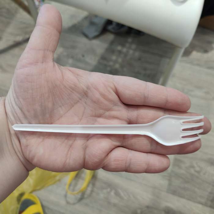 Фотография покупателя товара Ложка одноразовая «Стандарт», пластик, 12.5 см, чайная, белая - Фото 8