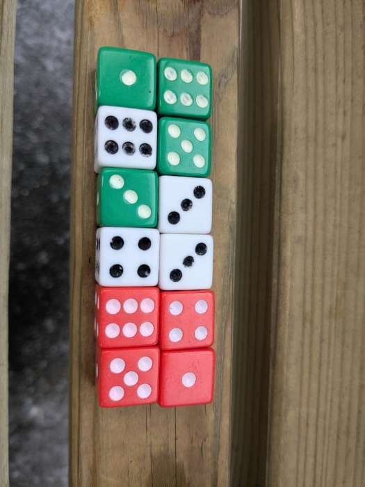 Фотография покупателя товара Кости игральные кубики 1.5×1.5 см, набор 12 шт. - Фото 3