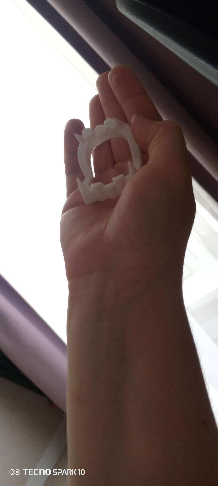 Фотография покупателя товара Челюсть «Вампир», зелёная - Фото 1