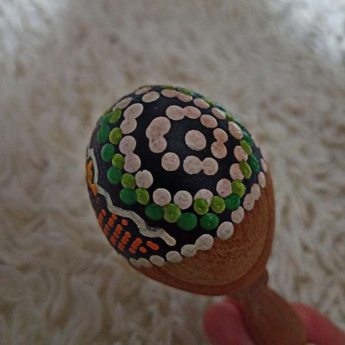 Фотография покупателя товара Сувенирный музыкальный инструмент «Маракас» 12×5×5 см МИКС цветов - Фото 2