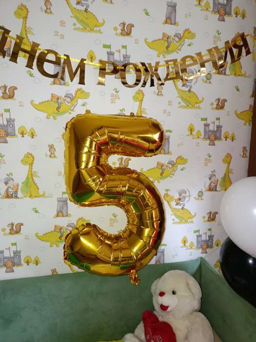 Фотография покупателя товара Воздушный шар фольгированный 40" «Цифра 8» - Фото 1