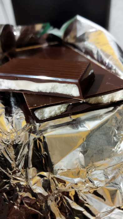 Фотография покупателя товара Шоколад Böhme Creme-Schokolade Pfefferminz с начинкой «Перечная мята», 100 г - Фото 1