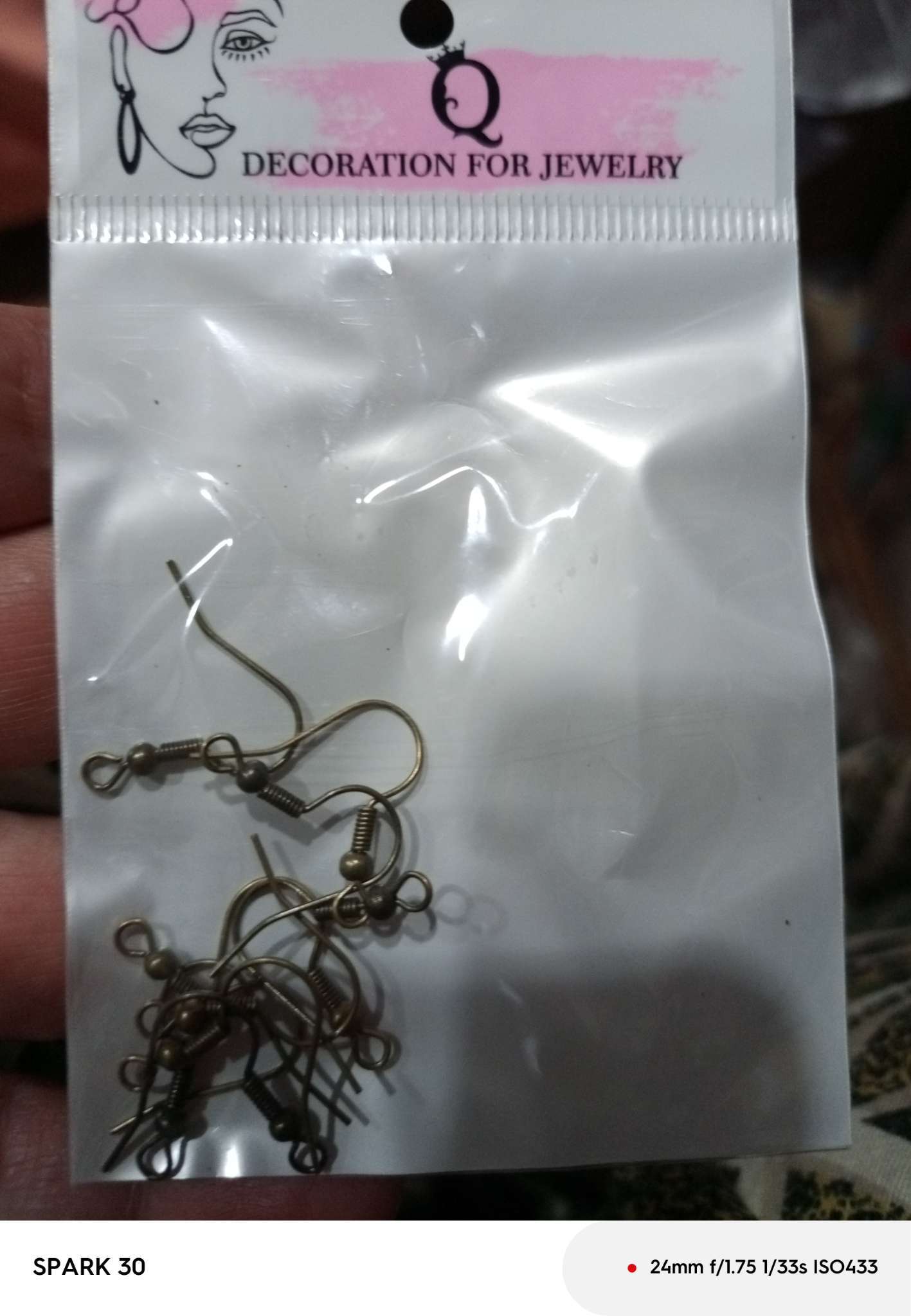 Фотография покупателя товара Швензы для сережек-крючки с бусиной (набор 5 пар), цвет серебро - Фото 1