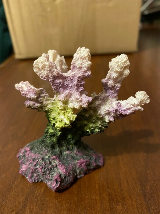 Фотография покупателя товара Декоративный коралл "Синулярия", 7 х 4 х 7 см - Фото 1