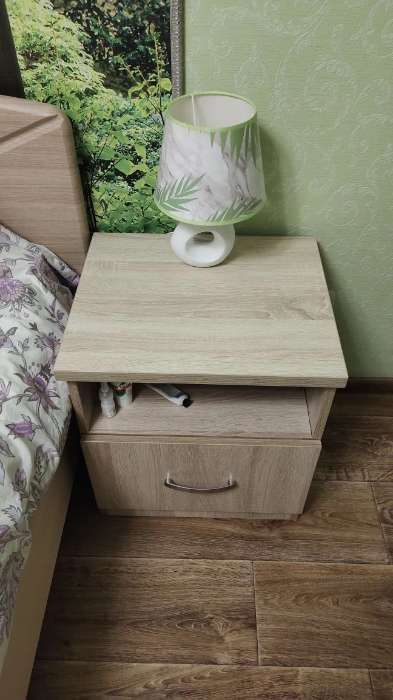 Фотография покупателя товара Настольная лампа с абажуром RISALUX «Сигалия», Е14, 15 Вт белый, 15×15×28 см - Фото 1