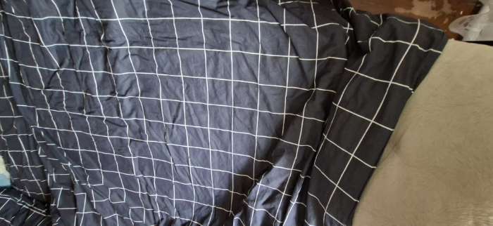 Фотография покупателя товара Постельное бельё 1.5-спальное «Этель. Клетка», бязь - Фото 1