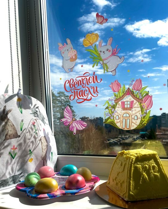 Фотография покупателя товара Пасхальная подставка на 6 яиц «Мрамор», 21,5 х 19.9 см.
