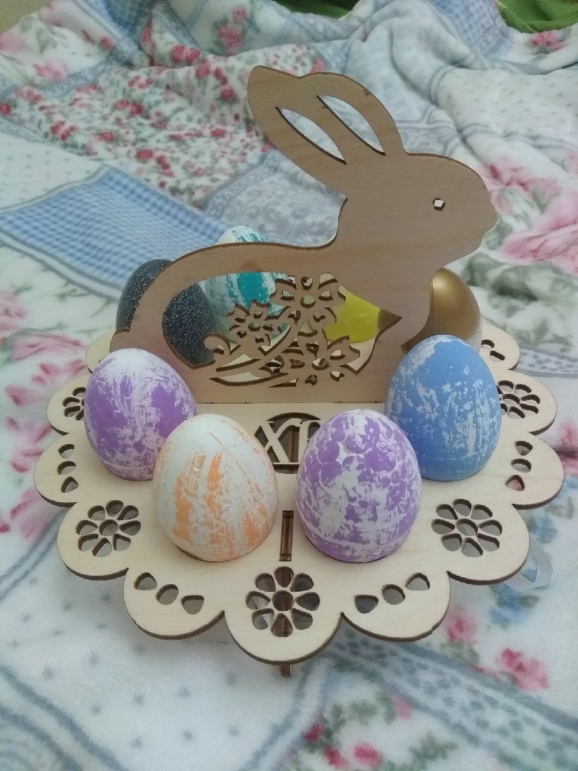 Фотография покупателя товара Подставка для яиц пасхальная, 12 ячеек, 26×26×15 см - Фото 14