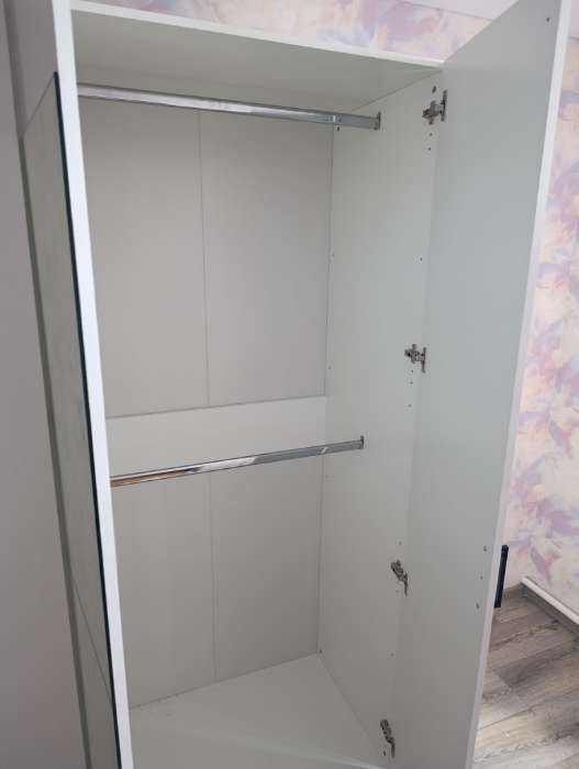 Фотография покупателя товара Шкаф четырехстворчатый «Горизонт», с зеркалами, 1800×570×2072 мм, цвет белый/белый - Фото 53