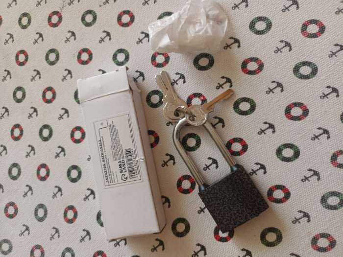 Фотография покупателя товара Замок навесной LOCKLAND, с влагозащитной длинной дужкой, 38 мм - Фото 1