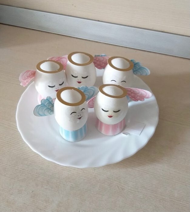 Фотография покупателя товара УЦЕНКА пасхальный набор для декора яиц, МИКС, 9.8 х 15.3 см - Фото 2