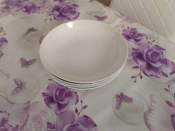 Фотография покупателя товара Тарелка глубокая Добрушский завод «Бельё», 700 мл, d=20.5 см, фарфор, белая - Фото 1