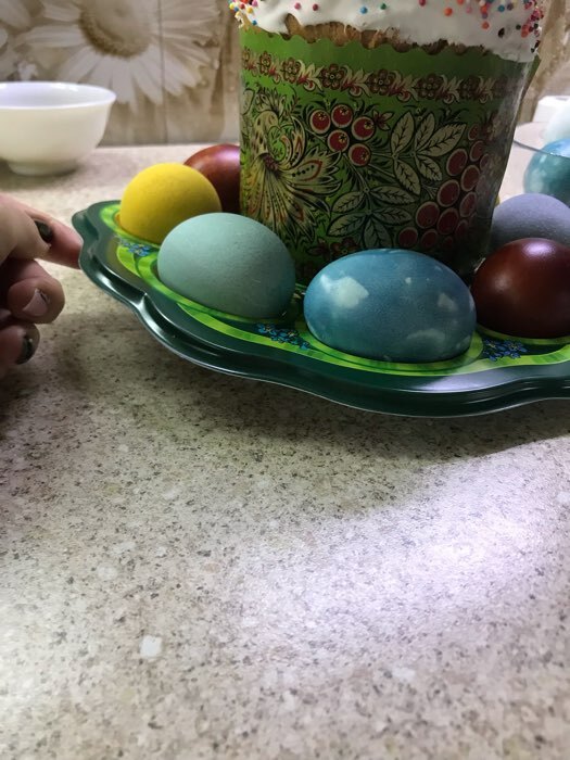 Фотография покупателя товара Пасхальная подставка на 8 яиц и кулич «Цыплята в цветах», 24 х 25 см. - Фото 8