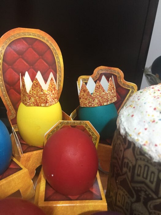 Фотография покупателя товара Пасхальный набор для украшения яиц «Златое царство» - Фото 3
