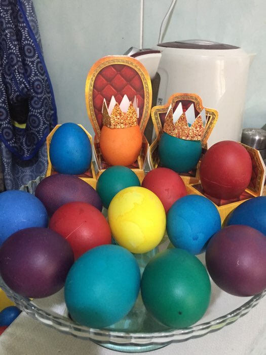 Фотография покупателя товара Пасхальный набор для украшения яиц «Златое царство» - Фото 2