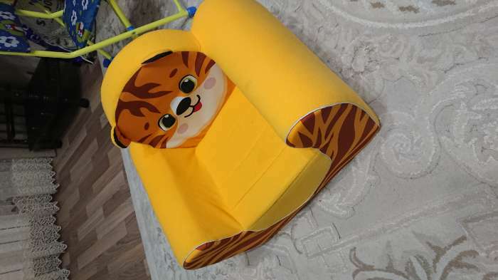 Фотография покупателя товара Мягкая игрушка-кресло «Тигрёнок»