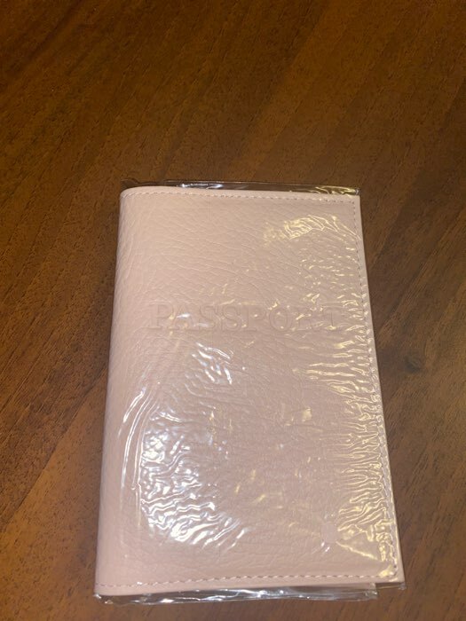 Фотография покупателя товара Обложка для паспорта, цвет кремовый