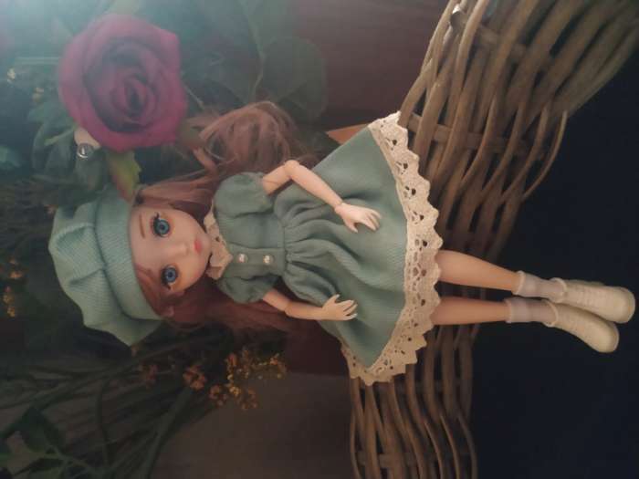 Фотография покупателя товара Кукла модная шарнирная «София» в платье, цвет розовый - Фото 4
