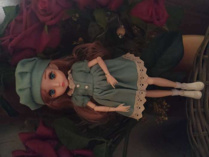 Фотография покупателя товара Кукла модная шарнирная «София» в платье, цвет розовый - Фото 3