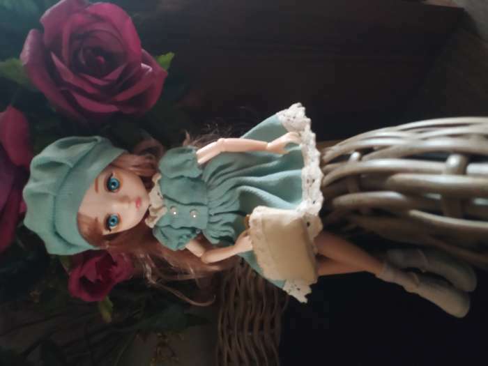Фотография покупателя товара Кукла модная шарнирная «София» в платье, цвет розовый - Фото 1
