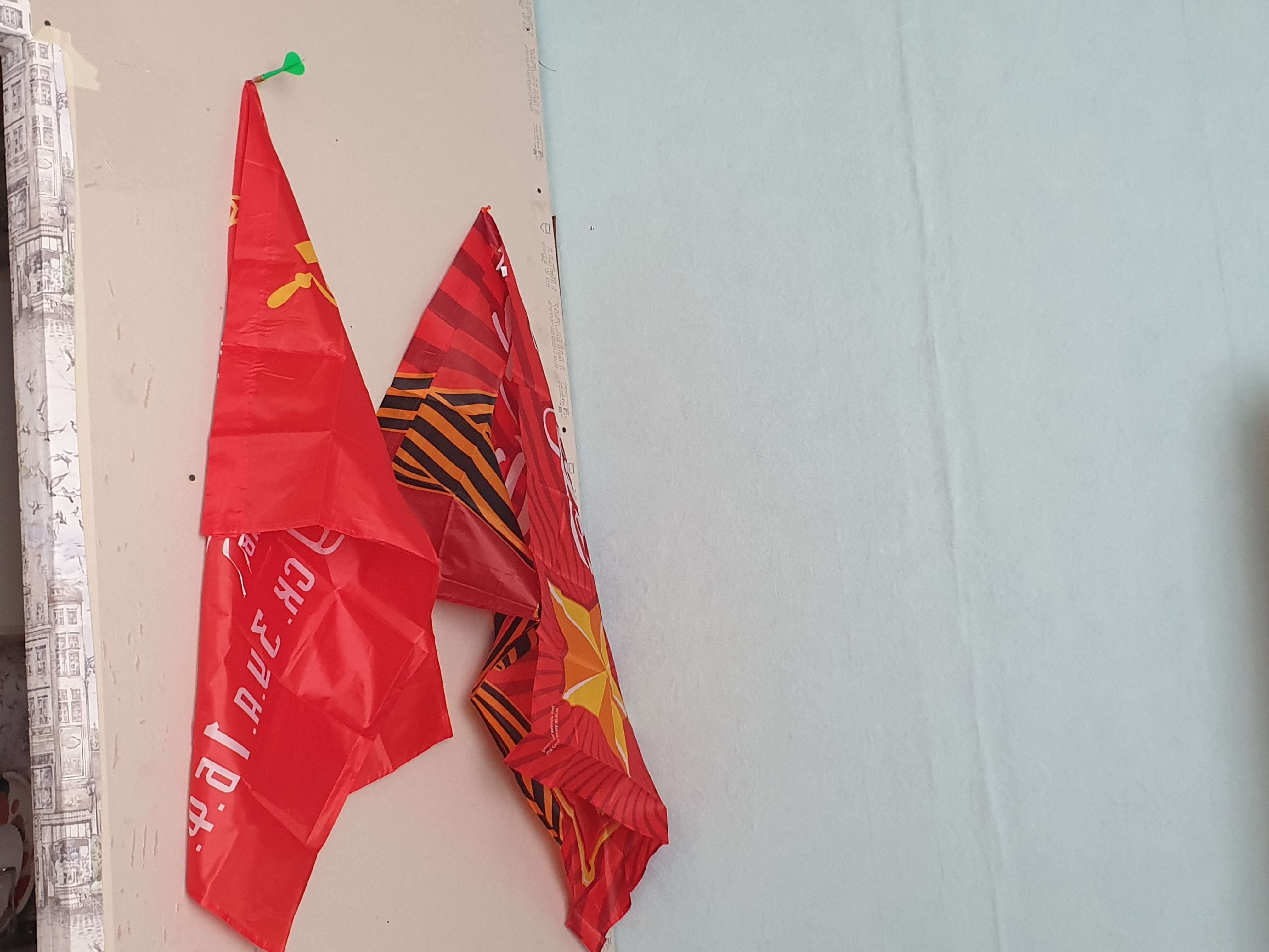 Фотография покупателя товара Флаг «Наша Победа», 90х60 см - Фото 1