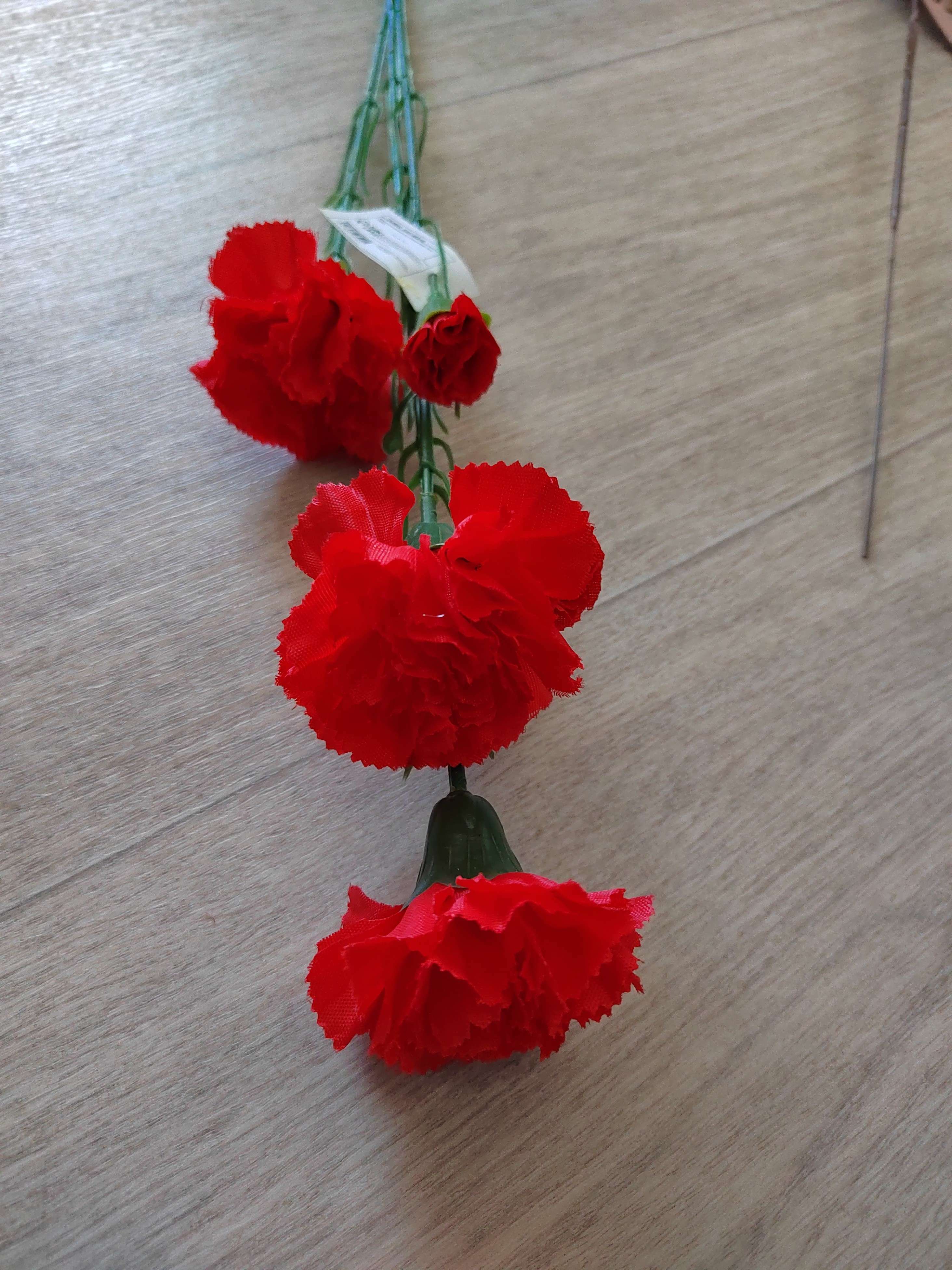Фотография покупателя товара Цветы искусственные "Куст гвоздики" 70 см d-7 см, микс - Фото 2