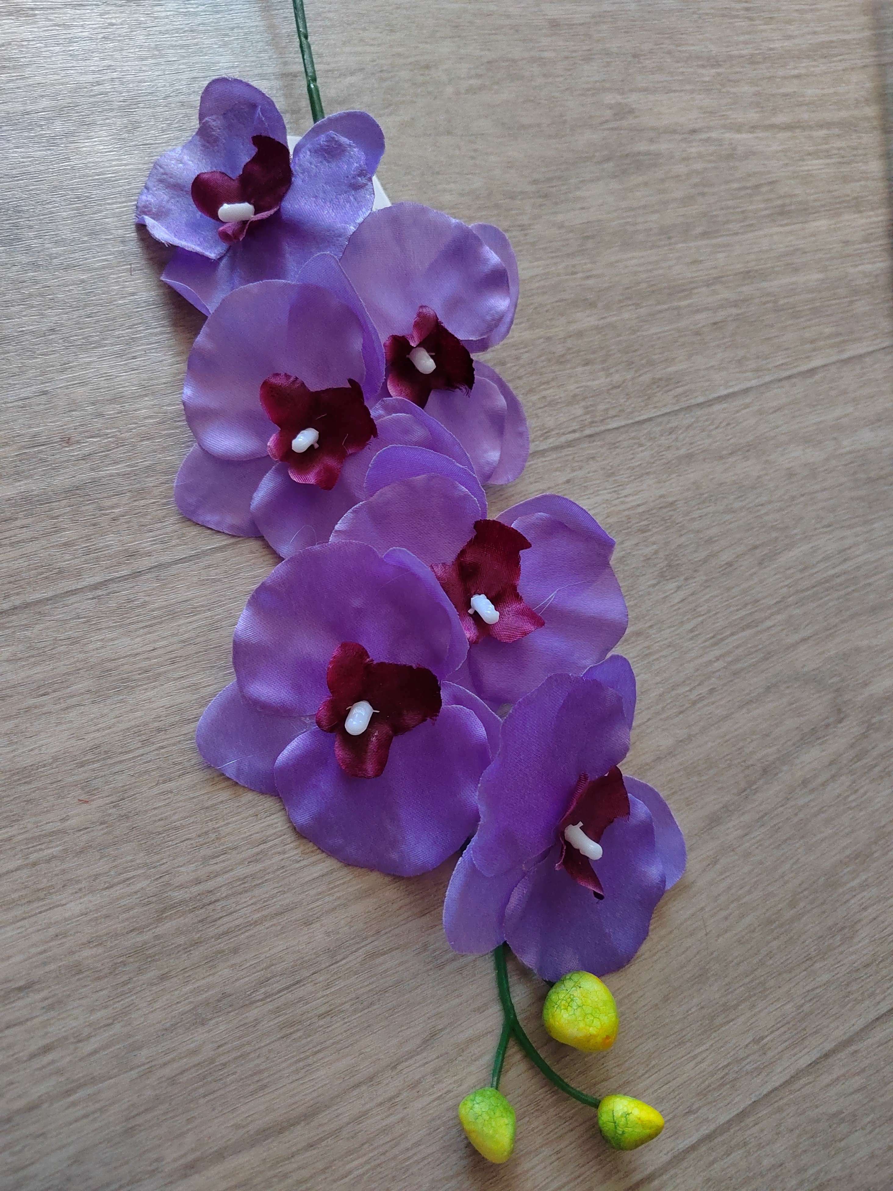 Фотография покупателя товара Цветок искусственный "Орхидея" 9*60 см, сиреневая - Фото 3