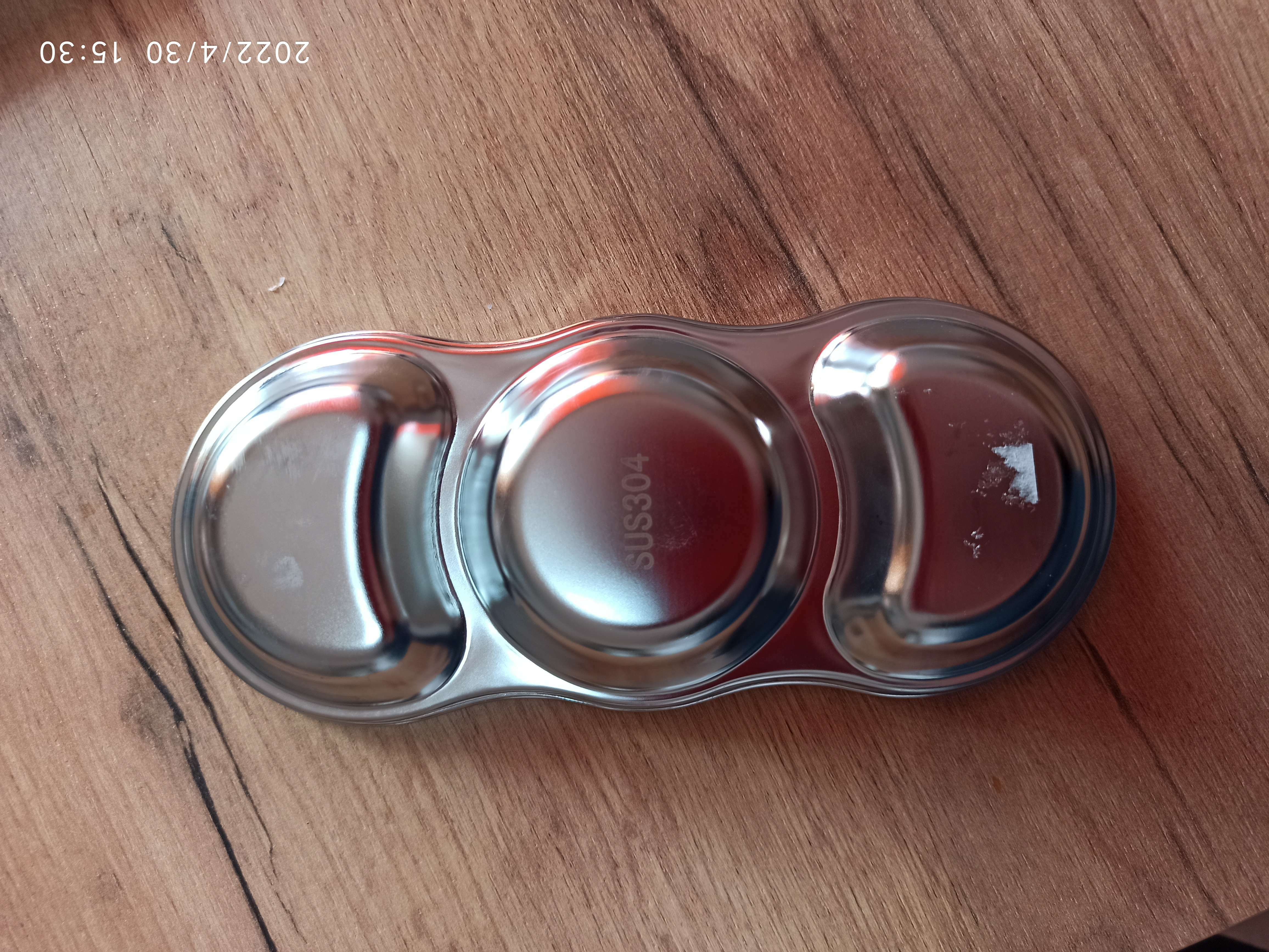 Фотография покупателя товара Подставка из нержавеющей стали для кухонных принадлежностей, 19,5×8,5×2,6, цвет серебряный