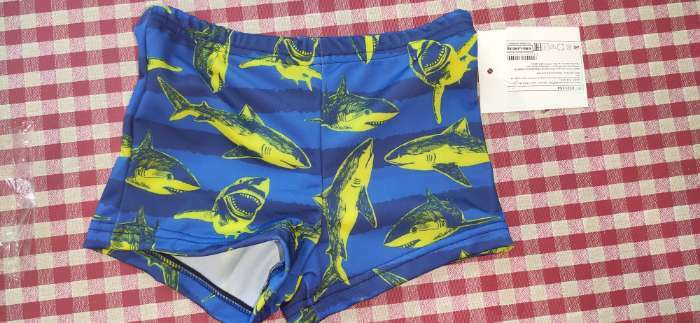 Фотография покупателя товара Плавки купальные для мальчика KAFTAN «Акулы», рост 98-104 (30), цвет синий - Фото 1