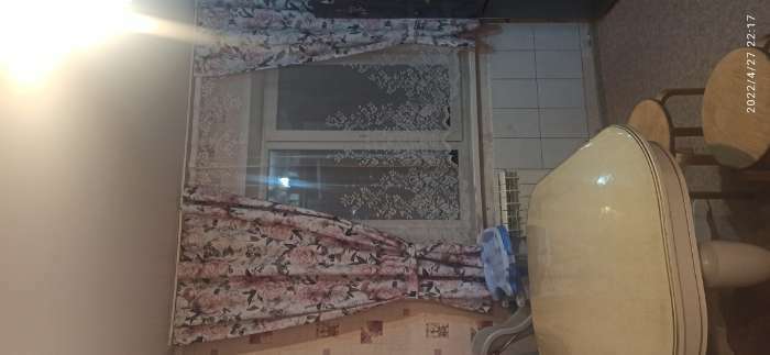 Фотография покупателя товара Комплект штор для кухни с подхватами Этель «Пионы» 145х180см-2 шт., 100% п/э - Фото 5