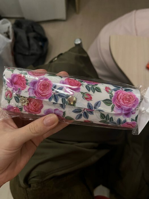 Фотография покупателя товара Футляр для очков с подвесом «Цветочный»