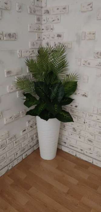 Фотография покупателя товара Куст искусственный «Диффенбахия», h=65 см