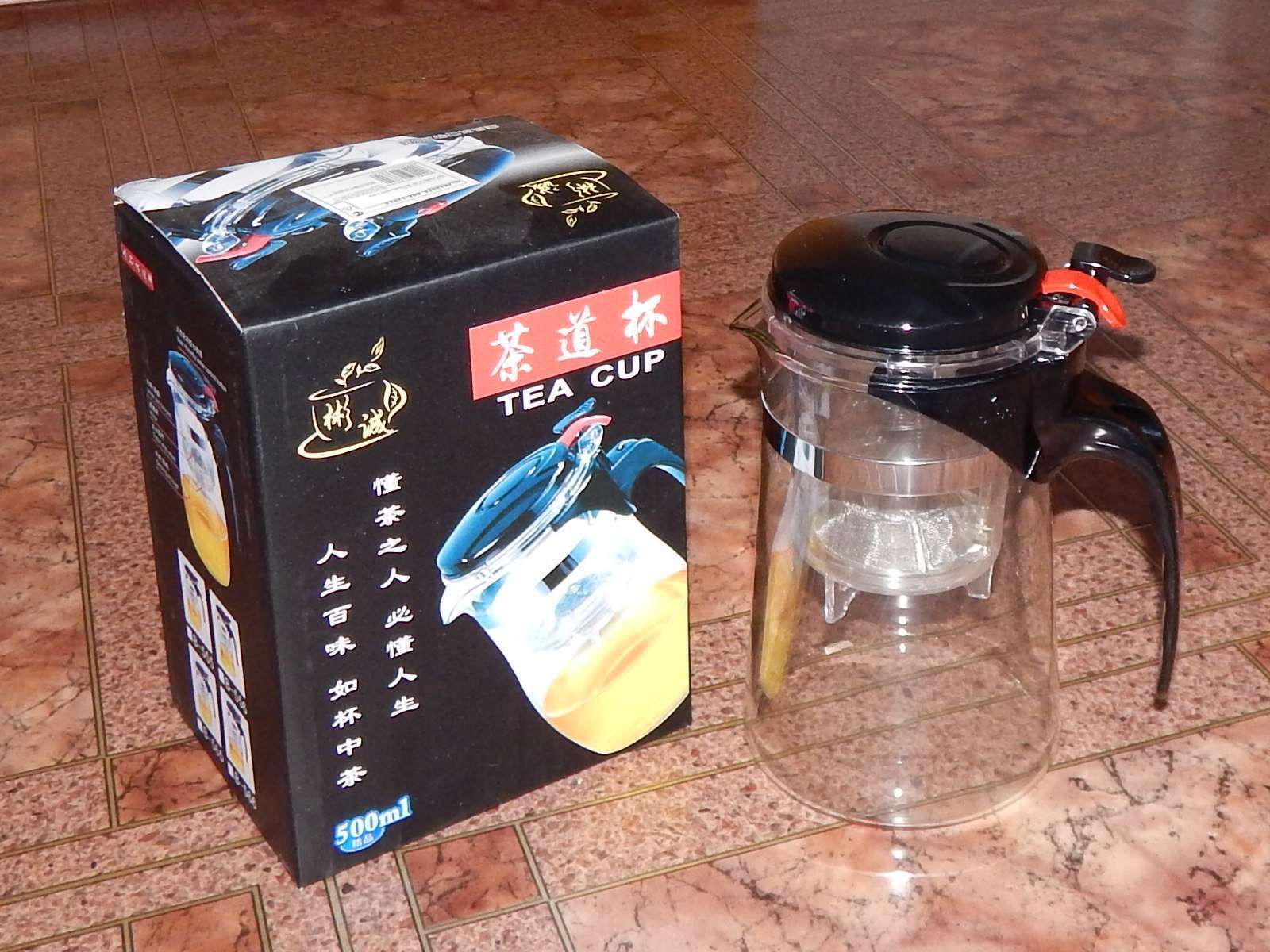 Фотография покупателя товара Чайник стеклянный заварочный Magistro «Мантана», 500 мл, с пластиковым ситом
