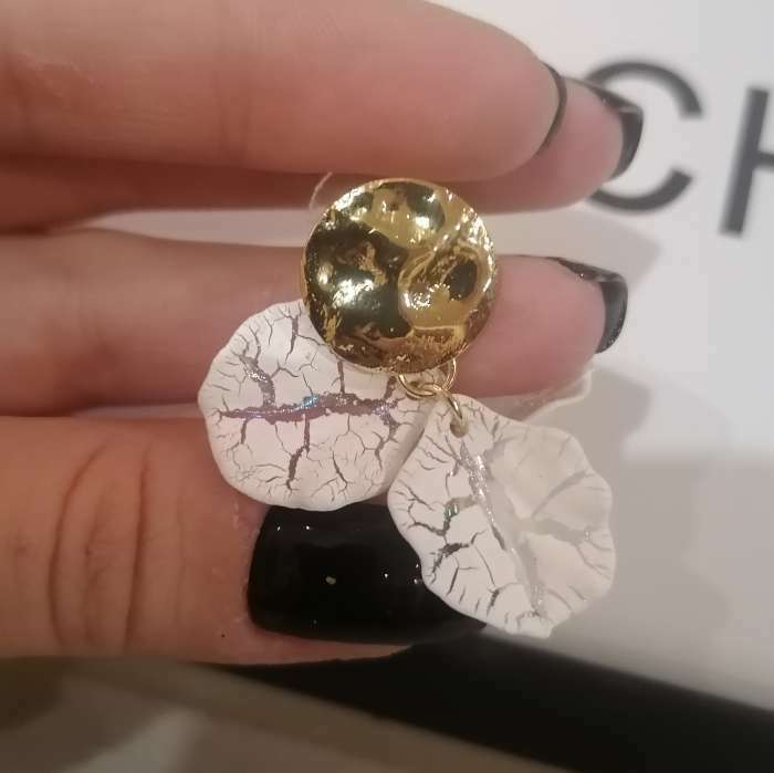 Фотография покупателя товара Серьги ассорти «Ветер» бабочка, малые, цвет белый в золоте