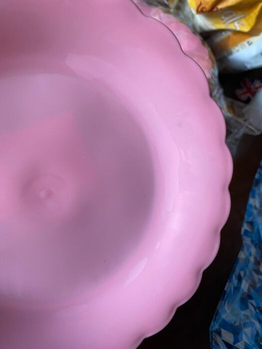 Фотография покупателя товара Набор тарелок «Кружево», 9 шт, d=15 см, цвет МИКС - Фото 4