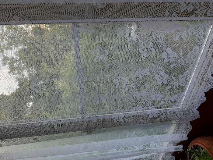 Фотография покупателя товара Штора на шторной ленте, размер 250х165 см, цвет белый, 100% полиэстер