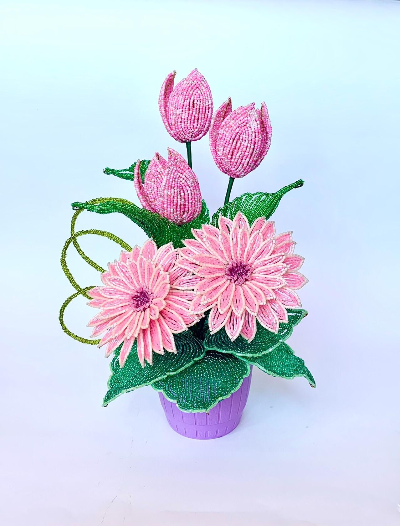 Фотография покупателя товара Горшок для цветов «Каприя», 200 мл, цвет МИКС