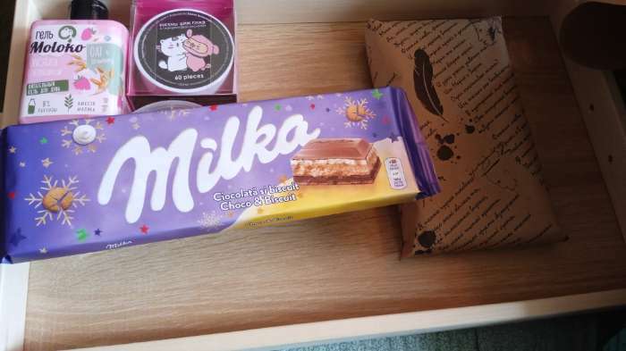 Фотография покупателя товара Шоколад Milka Choco Biscuit, 300 г - Фото 1