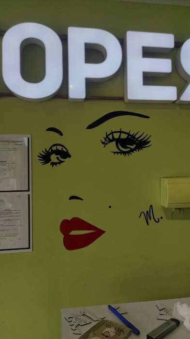 Фотография покупателя товара Наклейки интерьерные "Мэрилин Монро", декор на стену, панно 100 х 90 см