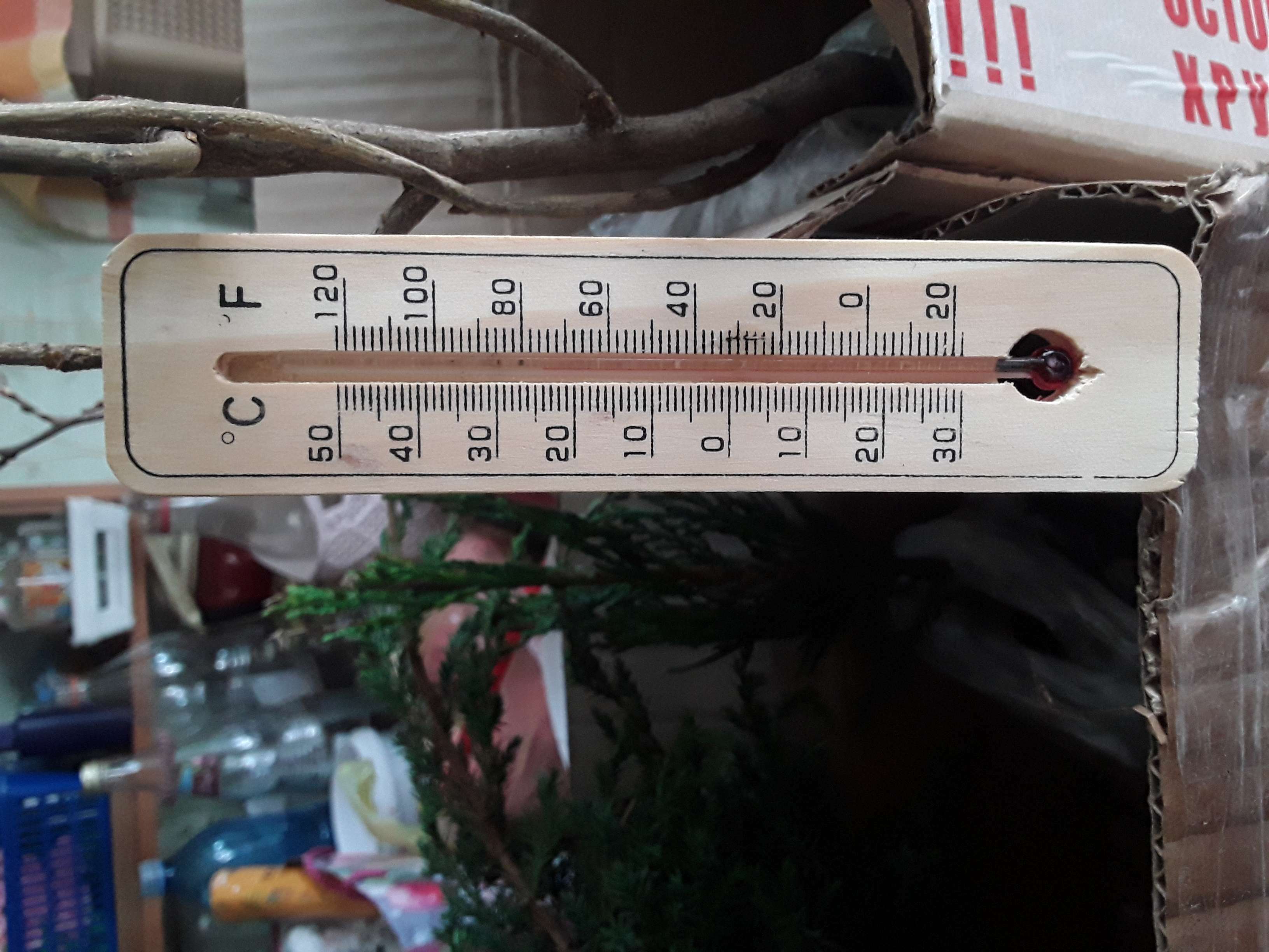 Фотография покупателя товара Термометр  деревянный, 50 С