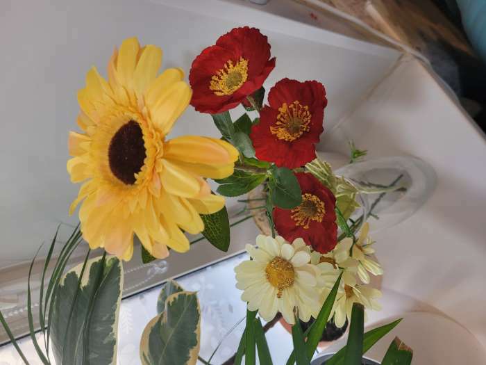 Фотография покупателя товара Цветы искусственные "Подсолнечник однолетний" 11х60 см