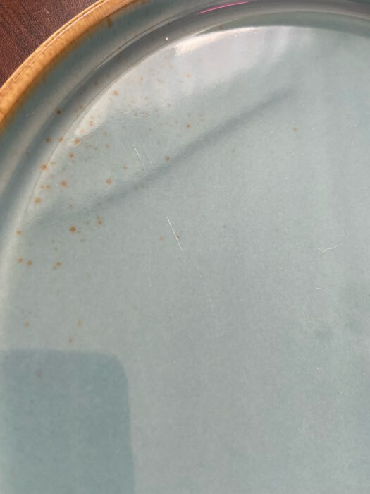 Фотография покупателя товара Тарелка фарфоровая с бортиком Magistro «Церера», d=20 см, цвет коричневый - Фото 10