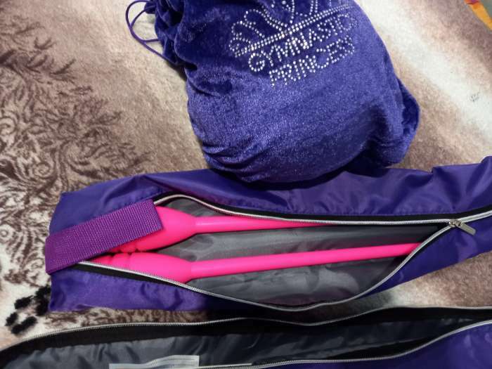 Фотография покупателя товара Чехол для булав, длина 50 см, цвет фиолетовый - Фото 1