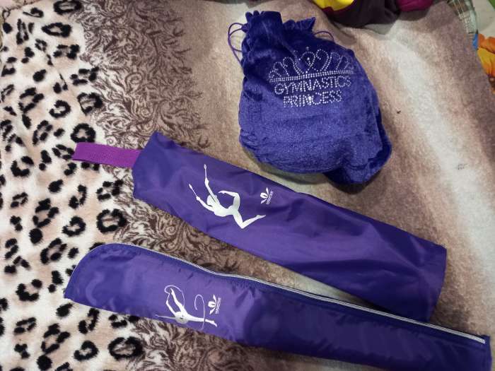 Фотография покупателя товара Чехол для гимнастической ленты 308, цвет фиолетовый