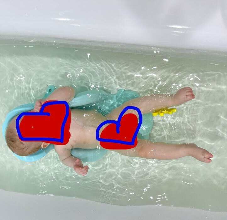 Фотография покупателя товара Горка для купания, цвета МИКС голубой/бирюзовый