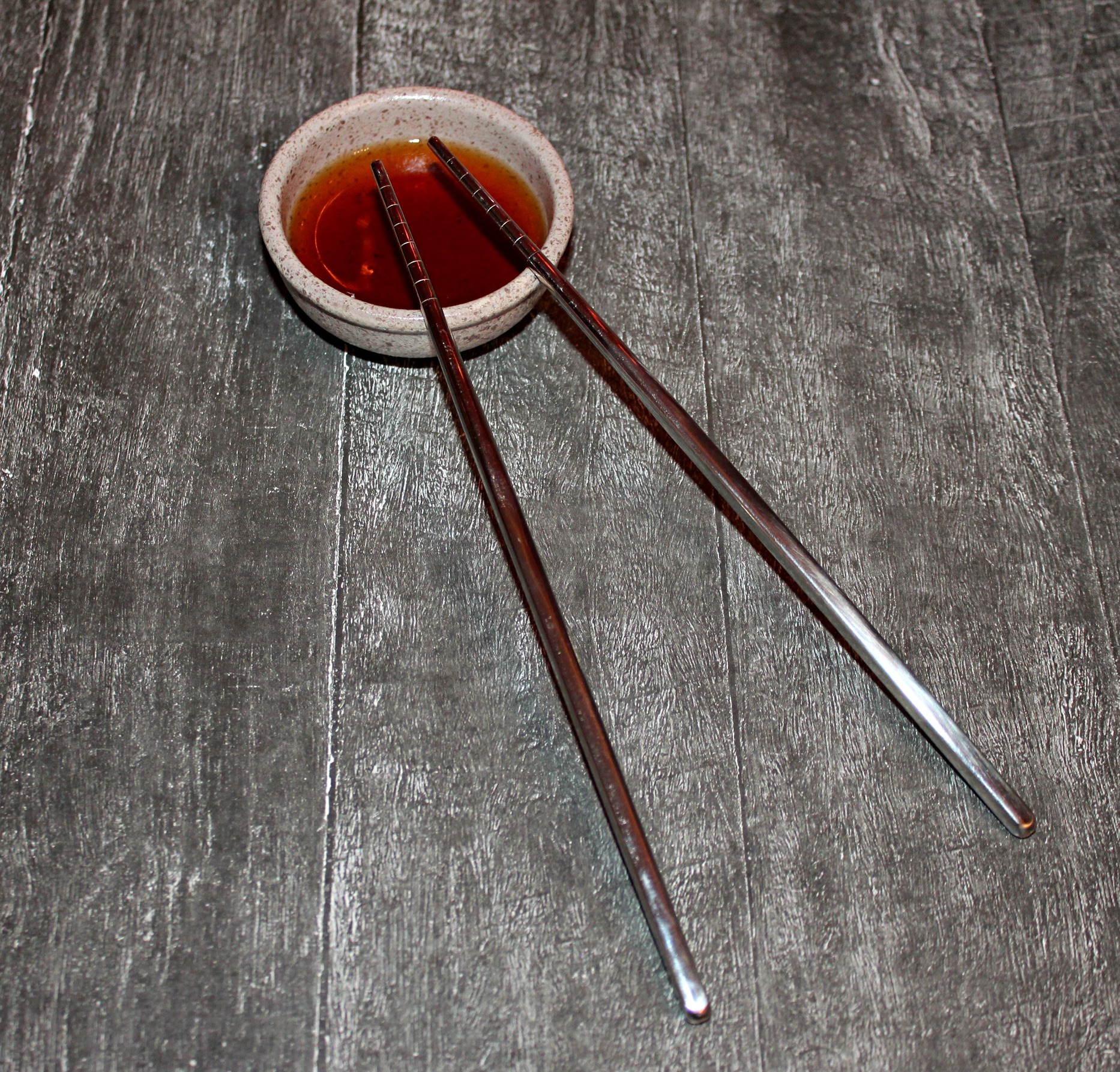 Фотография покупателя товара Палочки для суши Bacchette, длина 21 см, цвет серебряный