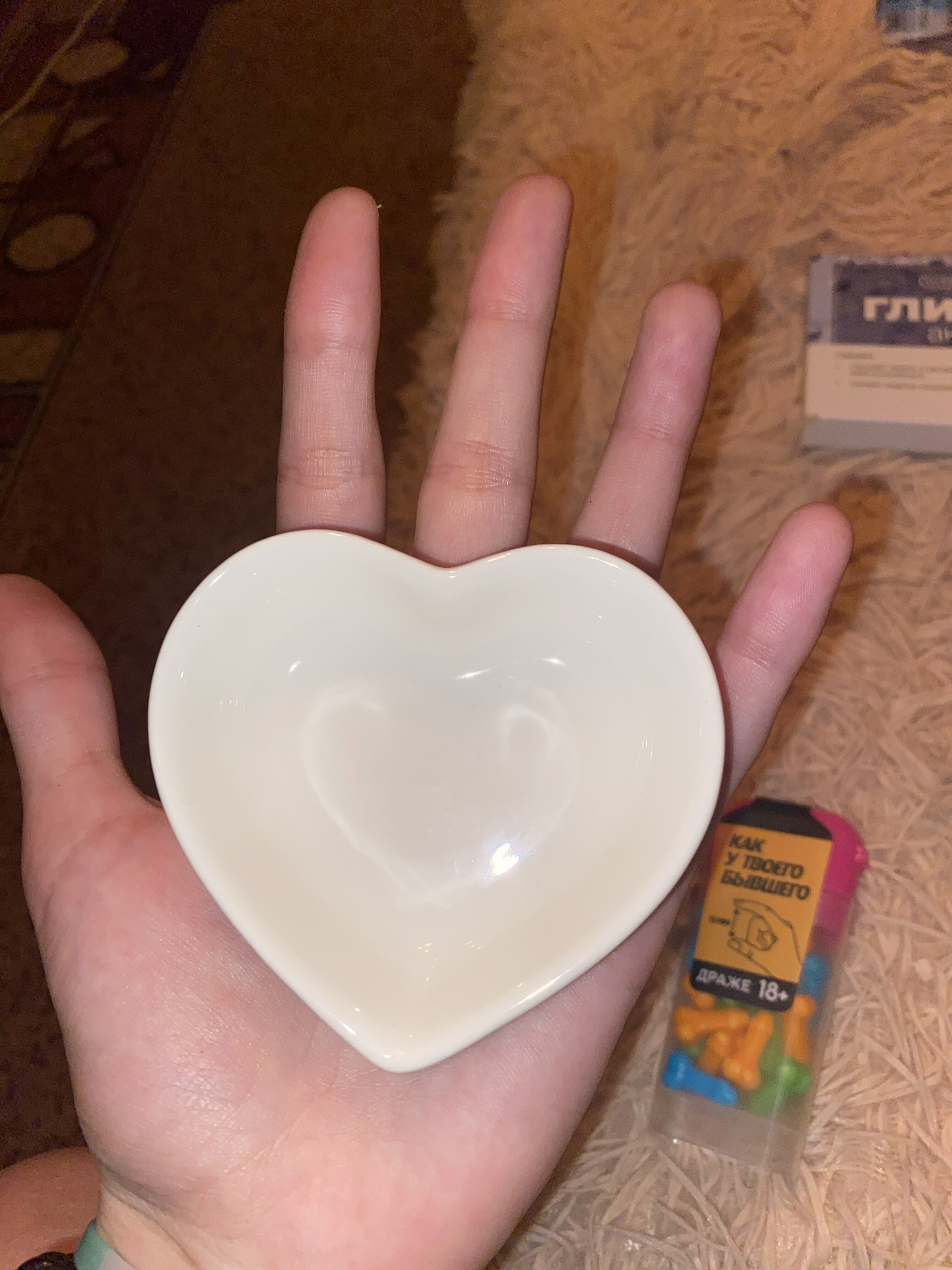 Фотография покупателя товара Соусник керамический Доляна «Сердце», 50 мл, 8×7,3 см, цвет белый - Фото 11