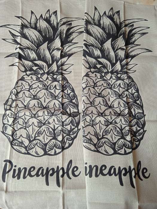 Фотография покупателя товара Набор кухонных полотенец Доляна Pineapple 35х60см-2шт, 100% хлопок - Фото 4