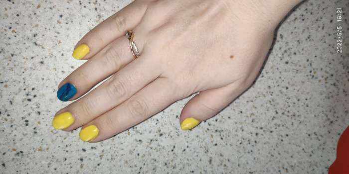 Фотография покупателя товара Наклейки для ногтей «Яркая дымка», разноцветные - Фото 4